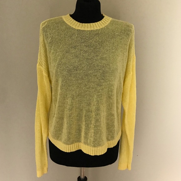 Bershka Sweaters - Bershka Yellow Knit Sweater